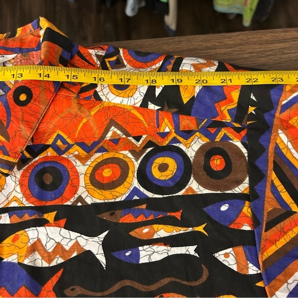 ❤️ 1970s Maternity Dress with Art Deco Print by Lady Madonna Maternity Boutiques - Picture 7 of 13